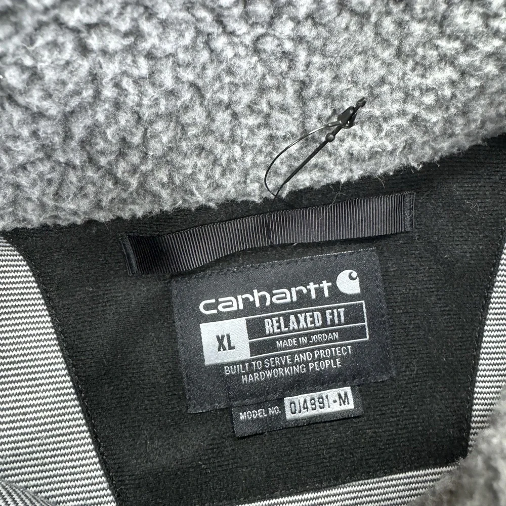 NWOT Carhartt Fleece Jumper Mens XL Pullover‎ Sherpa 1/4 Snap Relaxed 0J4991-M